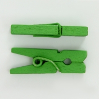 Набор прищепок для декора 50 шт., зелёные — 2,5 см Набор прищепок для декора 50 шт., зелёные — 2,5 см