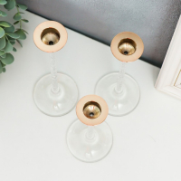 Подсвечник металл, акрил "Ундина" набор 3 шт 7х7х15, 7х7х18, 7х7х21,5 см Подсвечник металл, акрил "Ундина" набор 3 шт 7х7х15, 7х7х18, 7х7х21,5 см