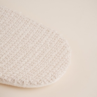 Мочалка - варежка массажная SL Home &laquo;Ортика&raquo;, крапива, хлопок, 21&times;18 см, цвет бежевый