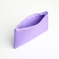 Косметичка на молнии, цвет сиреневый Косметичка на молнии, цвет сиреневый