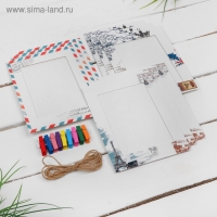 Фоторамки на прищепках, набор 9 шт.