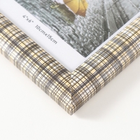 Фоторамка МДФ 10х15 см "Шотландская клетка на бежевом" 1,5х14х17 см Фоторамка МДФ 10х15 см "Шотландская клетка на бежевом" 1,5х14х17 см