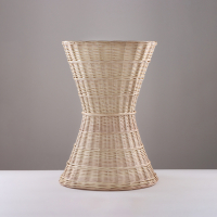 Корзина торговая &laquo;Часы&raquo;, Dниз:53 см, Dдно фанера:30 см, Dверх:57 см, H=40/80 см, лоза