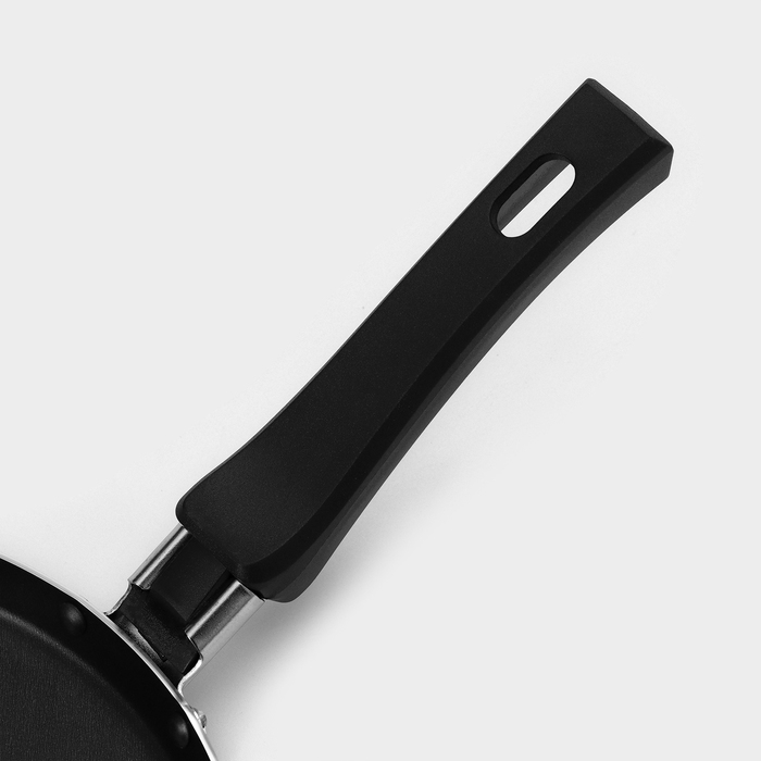 Сковорода &laquo;Хит&raquo;, d=24 см, порционная, антипригарное покрытие, цвет чёрный