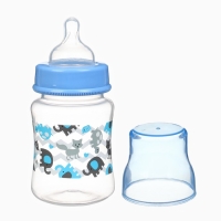 Бутылочка для кормления, ШГ &Oslash;50 180мл., цвет голубой