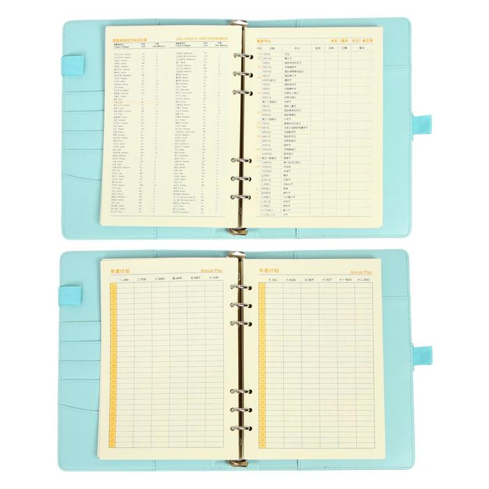 Органайзер "Пастель" А5, с хлястиком, 92 листа в линейку, обложка ПВХ, МИКС