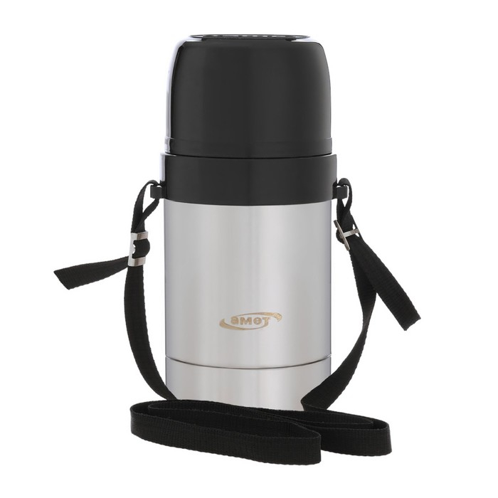 Термос универсальный "Амет. Дорожный" 1с671, 1 л, 43 &deg;С, 24 ч, на ремне