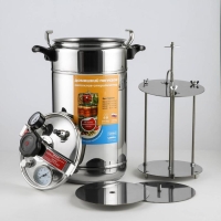 Автоклав-стерилизатор &laquo;Домашний погребок&raquo;, 22 л, манометр, термометр, клапан сброса давления