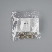 Гирлянда &laquo;Нить&raquo; 1 м роса. IP20, нить серебристая, 10 LED, 4.6 В, AG13x3 (в комплекте), 3 режима, свечение зелёное