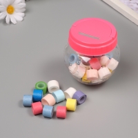 Клейкая лента пластик в банке "Микс" н-р 40 шт 1,2 см, дл. 0,9 м 7х7х9 см Клейкая лента пластик в банке "Микс" н-р 40 шт 1,2 см, дл. 0,9 м 7х7х9 см