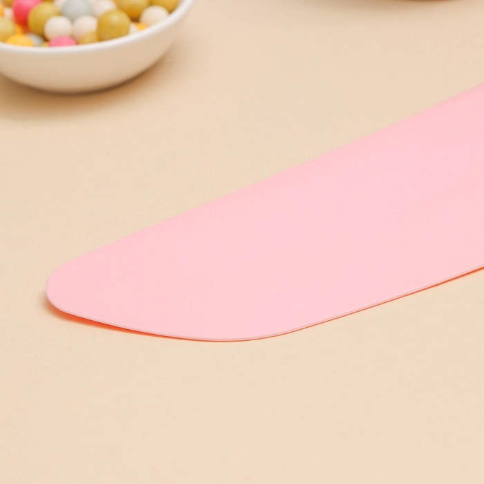 Шпатель кондитерский Доляна &laquo;Честер&raquo;, 34&times;7,5&times;2 см, цвет МИКС