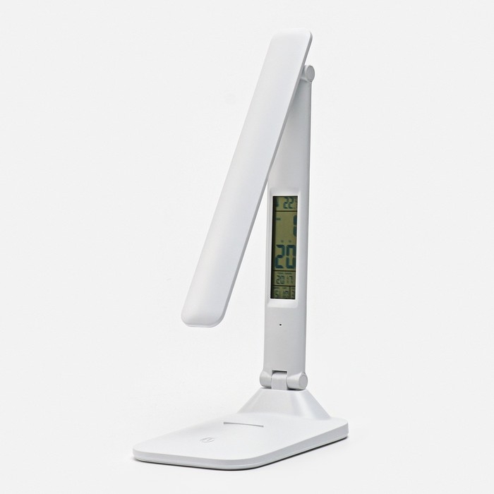 Часы-лампа электронные настольные для дома, календарь, термометр, USB, 12 x 17 x 34 см Часы-лампа электронные настольные для дома, календарь, термометр, USB, 12 x 17 x 34 см