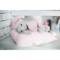 Набор для вязания. Амигуруми: мягкая игрушка своими руками &laquo;Сонная зайка Амелия&raquo;, 26 см