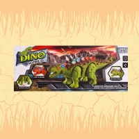 Динозавр &laquo;Анкилозавр&raquo; работает от батареек, свет и звук, цвет коричневый