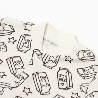 Комбинезон детский закрытые ножки, цвет белый/молоко, рост 80 см Комбинезон детский закрытые ножки, цвет белый/молоко, рост 80 см