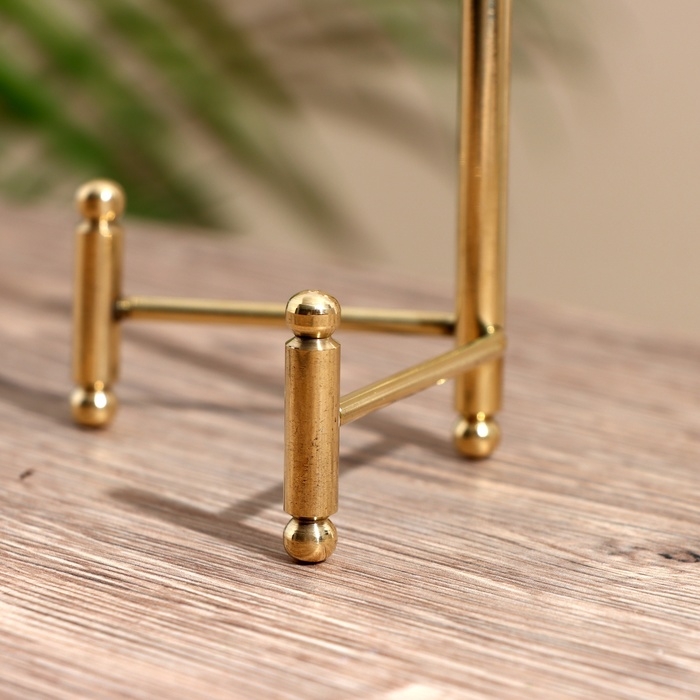 Подставка для книги "Трио" латунь 10х5х7 см