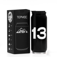 Термокружка, 400 мл, Банка "13", сохраняет тепло 8 ч, 7.6 х 19.3 см Термокружка, 400 мл, Банка "13", сохраняет тепло 8 ч, 7.6 х 19.3 см