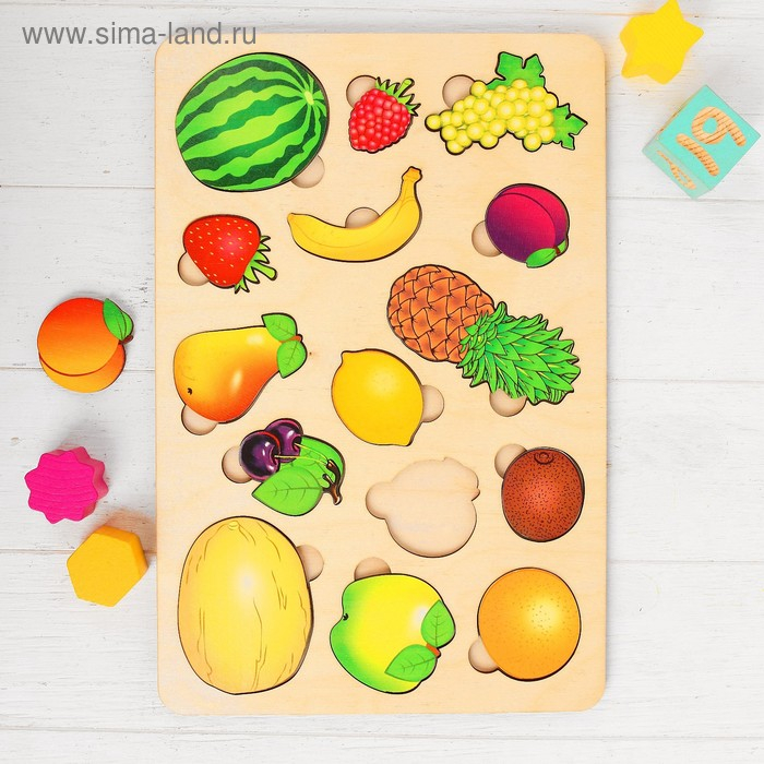 Развивающая доска &laquo;Большие фрукты&raquo;