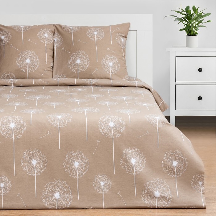 Постельное белье Этель 2 сп &laquo;Одуванчик&raquo; 175*215 см, 200*220 см,70*70 см -2 шт, бязь