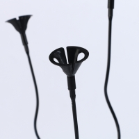 Набор «ВОЛНА», палочка+держатель+подставка, набор 5 шт., чёрный Набор «ВОЛНА», палочка+держатель+подставка, набор 5 шт., чёрный