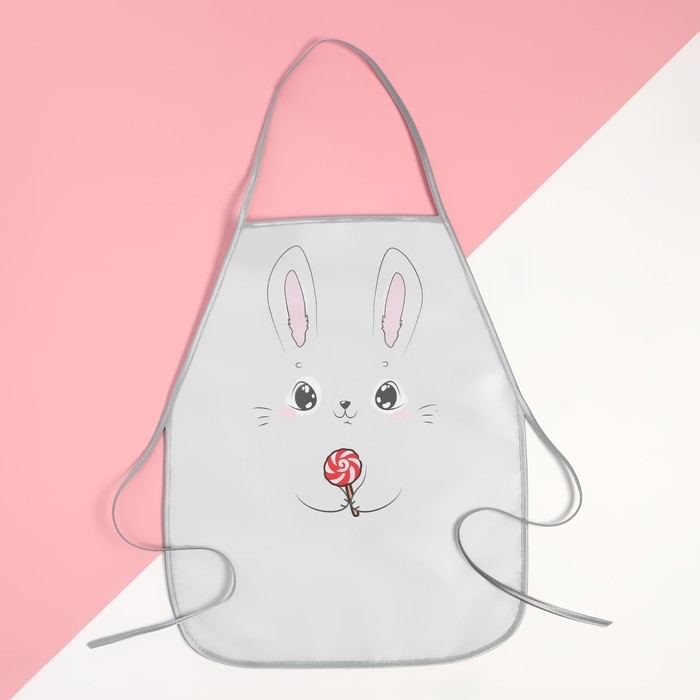 Фартук детский Этель &laquo;Зайка&raquo;, 49 х 39 см, 100% полиэстер