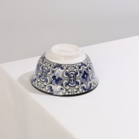 Салатник керамический Доляна &laquo;Дайра&raquo;, 350 мл, d=12,5 см, цвет серый