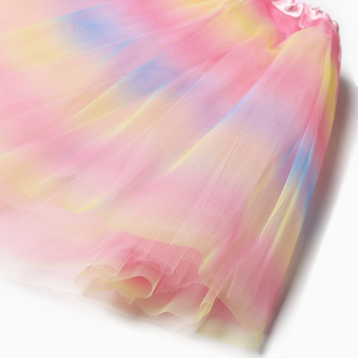 Юбка детская KAFTAN "Градиент" розовый, длина 30 см