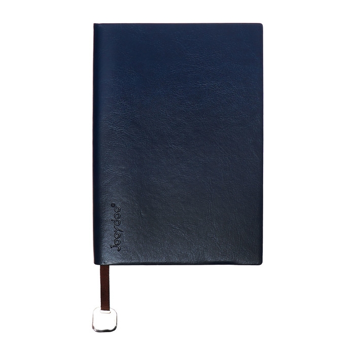 Органайзер на кольцах, B6, 116л, клетка, обл.кожзам, коричневый срез, Синий Органайзер на кольцах, B6, 116л, клетка, обл.кожзам, коричневый срез, Синий