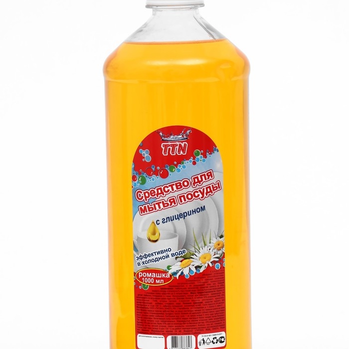 Средство для мытья посуды TITAN "Ромашка", с глицерином, 1 л