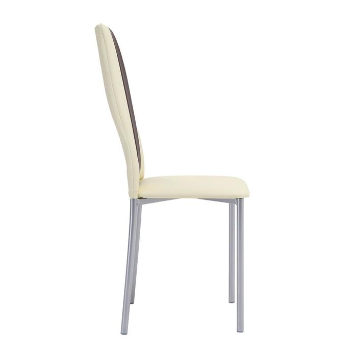 Стул "Венский-1", Молочный/Коричневый