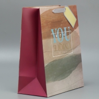 Пакет подарочный ламинированный, упаковка, &laquo;Ты особенный&raquo;, 25.4 х 30.5 х 12.7 см