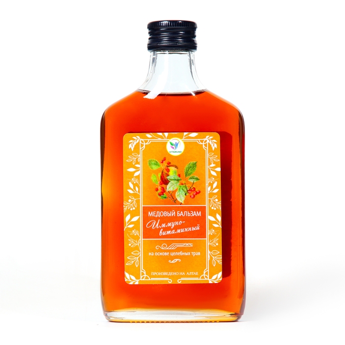Бальзам медовый безалкогольный Vitamuno Иммуно-витаминный, 250 мл Бальзам медовый безалкогольный Vitamuno Иммуно-витаминный, 250 мл