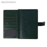 Ежедневник недатированный А5, 100 листов в клетку, с хлястиком, обложка пвх, МИКС