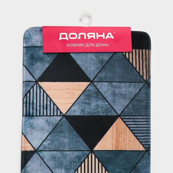 Коврик для ванной и туалета Доляна «Грэй», 45×120 см Коврик для ванной и туалета Доляна «Грэй», 45×120 см