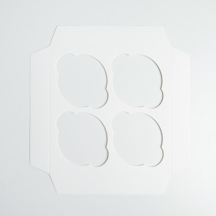 Коробка для капкейка &laquo;С Новым годом!&raquo;, 16 х 16 х 7,5 см, Новый год