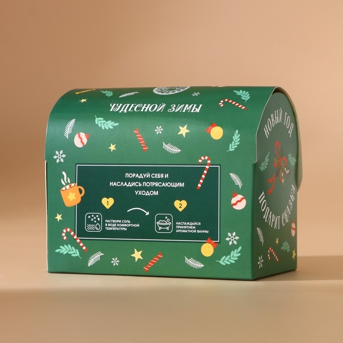 Соль для ванны «Время сказки», 300 гр, аромат шоколадного брауни, Новый Год Соль для ванны «Время сказки», 300 гр, аромат шоколадного брауни, Новый Год