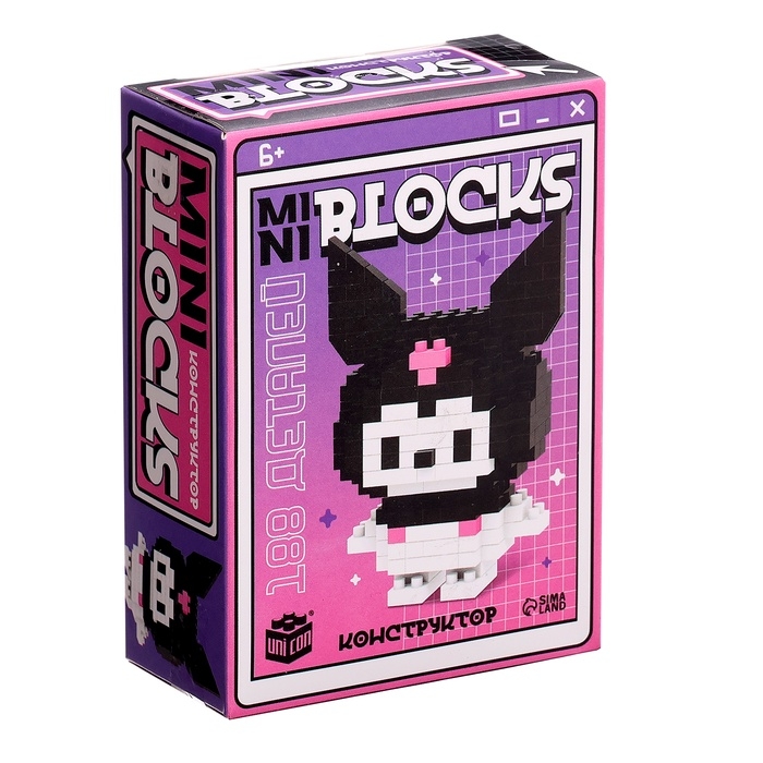 Конструктор &laquo;Mini Blocks. Тёмный кролик&raquo;, 188 деталей