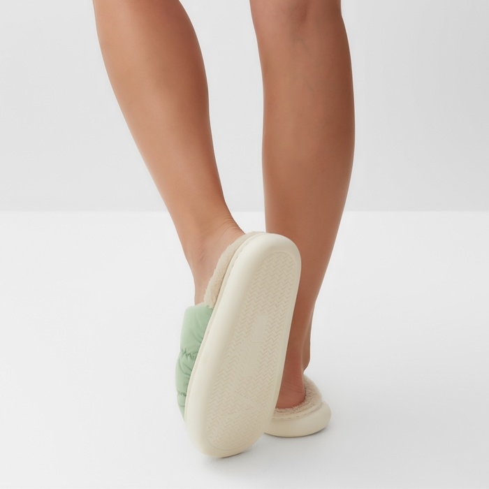 Тапочки женские, размер 36-37, цвет мятный Тапочки женские, размер 36-37, цвет мятный