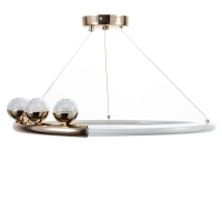 Светильник "Рони" LED 85Вт золото 50х50х9-100 см BayerLux Светильник "Рони" LED 85Вт золото 50х50х9-100 см BayerLux