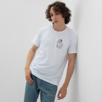 Футболка мужская KAFTAN "Обещание" белый, р. 2XL