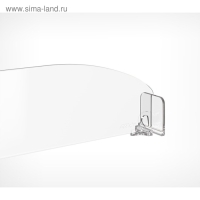 Пластиковый обламывающийся разделитель c передним ограничителем 30 мм, 285-485×20×60 мм Пластиковый обламывающийся разделитель c передним ограничителем 30 мм, 285-485×20×60 мм