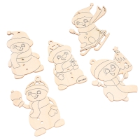 Заготовки для творчества на новый год &laquo;Снеговики&raquo;