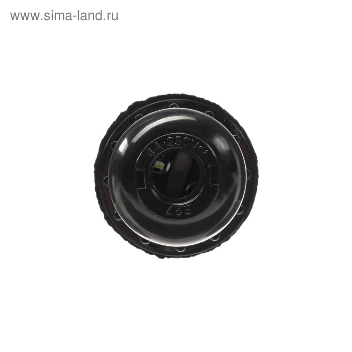 Патрон электрический IN HOME Е27Н12РП-01, Е27, карболитовый, с прижимным кольцом Патрон электрический IN HOME Е27Н12РП-01, Е27, карболитовый, с прижимным кольцом