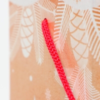 Новый год. Подарочная коробка, Новогодняя под шампанское "Елочки" с веревочной ручкой 11 х 11 х 35 см. Новый год. Подарочная коробка, Новогодняя под шампанское "Елочки" с веревочной ручкой 11 х 11 х 35 см.