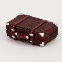 Миниатюра кукольная &laquo;Чемодан&raquo;, набор 2 шт., размер 1 шт. &mdash; 2,3 &times; 0,7 &times; 1,7 см