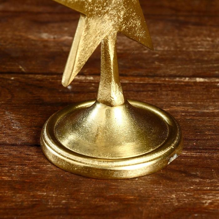 Подсвечник Подсвечник "Звёздочка" алюминий 10х7х20 см