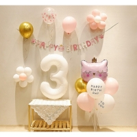 Шар фольгированный 32" «Кошечка-королева розовая», фигура Шар фольгированный 32" «Кошечка-королева розовая», фигура