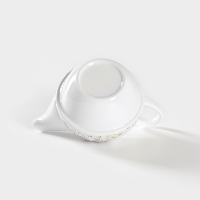 Набор керамический чайный &laquo;Прованс&raquo;, 3 предмета: чайник заварочный 370 мл, чашка 300 мл, блюдце d=15 см