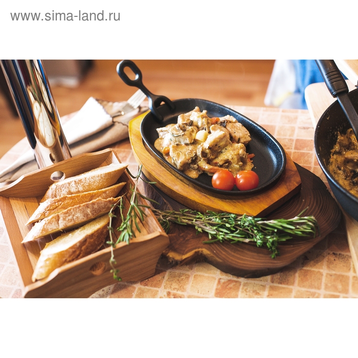 Хлебница деревяннaя Премиум &laquo;Хозяюшкa&raquo;, 18&times;17&times;7 см, бук