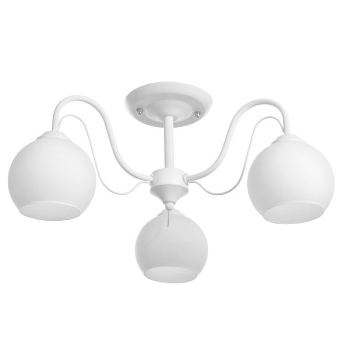 Люстра "Лиана" 3хЕ27 40Вт белый 55х55х36 см BayerLux